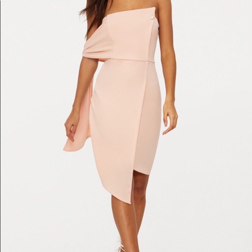 Pretty Little Thing Wrap Midi Dress